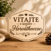 Fa táblák - Vintage forma