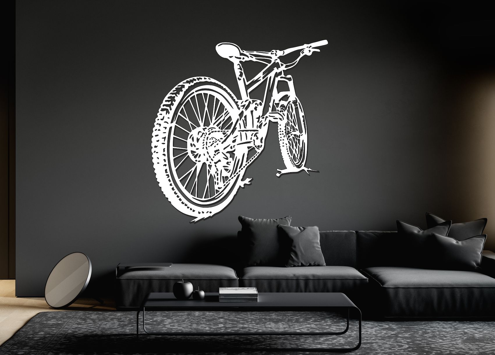 Fa falikép – Mountain bike mozgásban