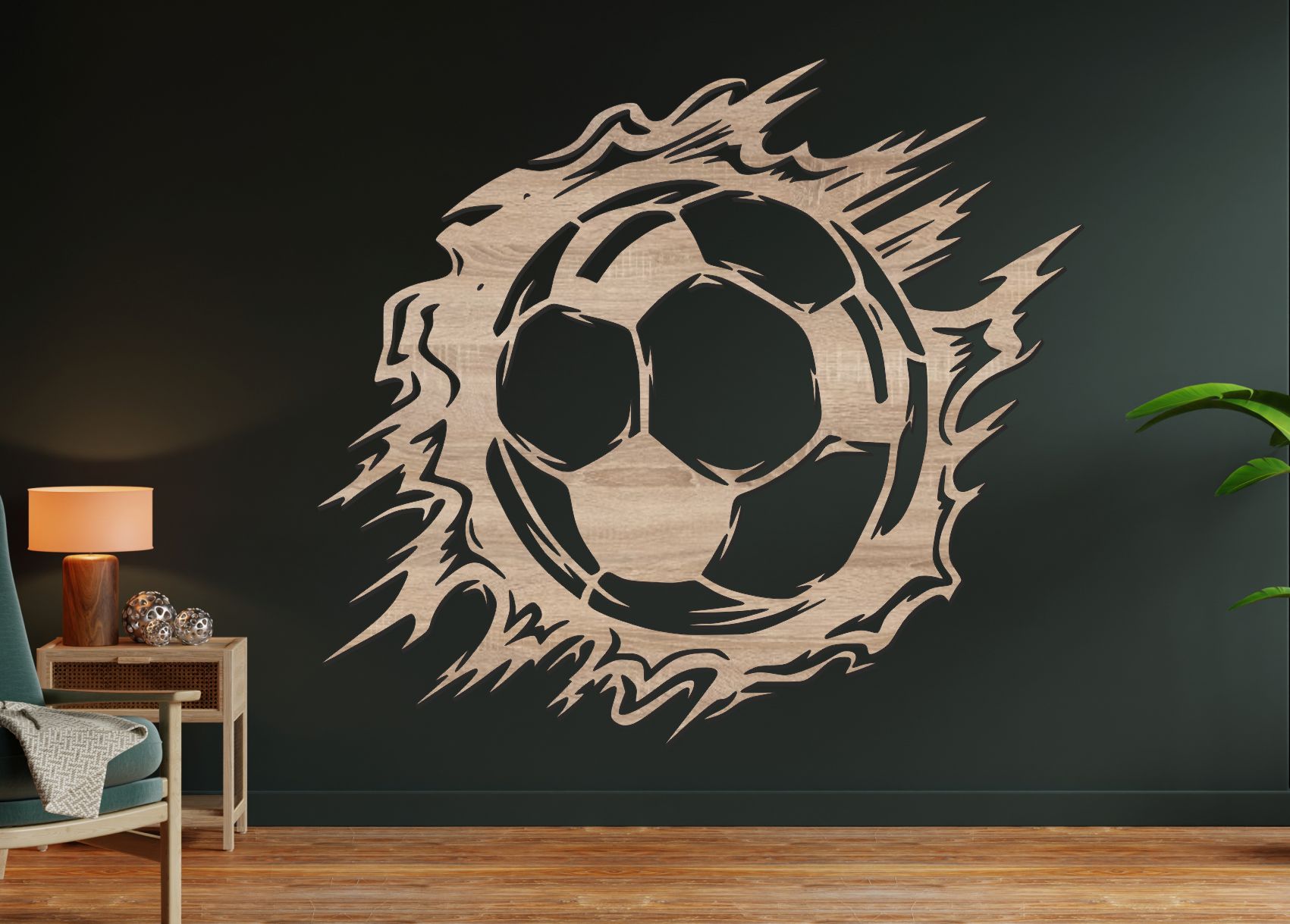 Fa falikép – A futball energiája