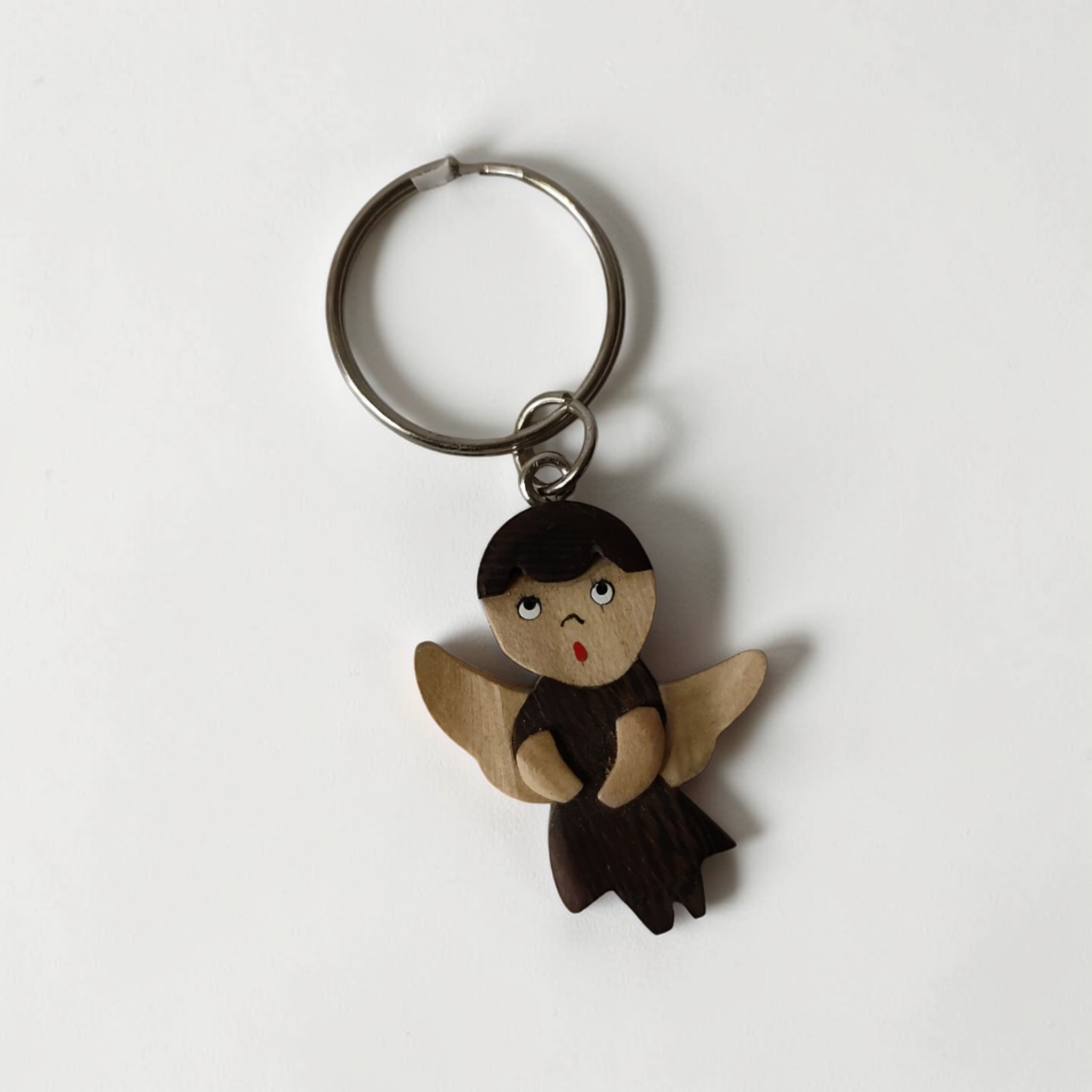Fa kulcstartó - kerub