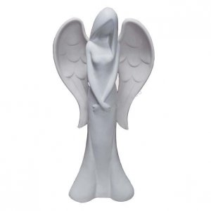 Kerámia angyal fehér 41cm