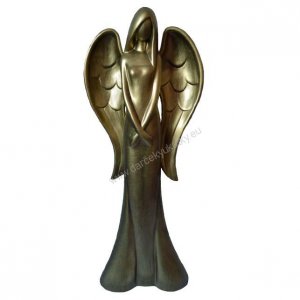 Kerámia angyal arany 34 cm