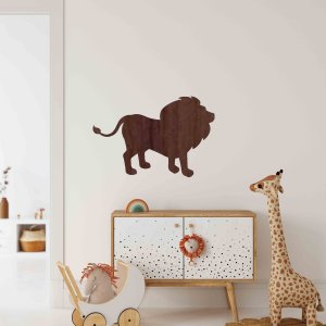 Tablou din lemn pe perete - Elefant
