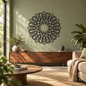 Fa mandala falra – Csillag, DK-MDL-44