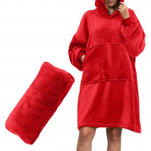 Sweatshirt takaró - Piros