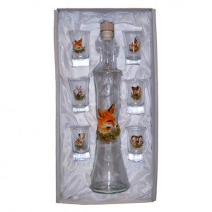 Alkoholos üveg szikracsövekkel - Fox