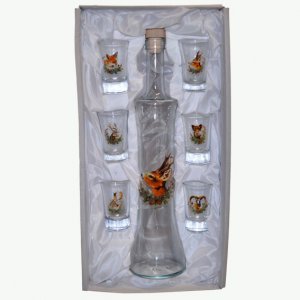 Alkoholos üveg szikracsövekkel - Srnec