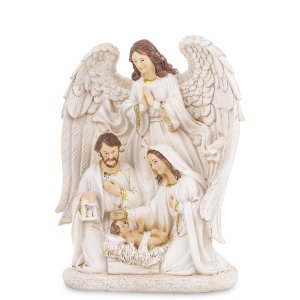 Szent család angyallal 25 cm