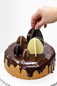 Csokoládé forma 3D tojás