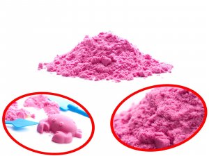 Kinetikus homok 1kg rózsaszín