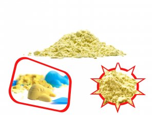 Kinetikus homok 1kg sárga