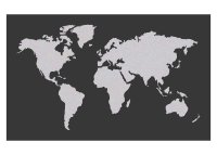 Kétrétegű fa világtérkép – 3D dizájn