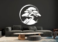 Életfa falikép fából - Japán bonsai faldekoráció
