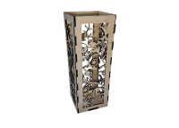 Fa gyertyatartó – Ornamentika