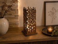 Fa gyertyatartó – Tüzes elegancia