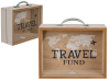 Fából készült utazási pénztárca