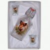 Alkoholos üveg pezsgőspalackkal - Vaddisznó
