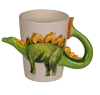 Kerámia bögre dinoszaurusszal - Stegosaurus