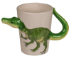 Kerámia bögre dinoszaurusszal - Velociraptor