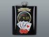 Rozsdamentes acél fröccsöntő pohár POKER 210 ml